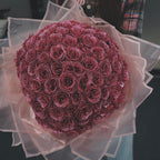 Glitterbukett – rosa