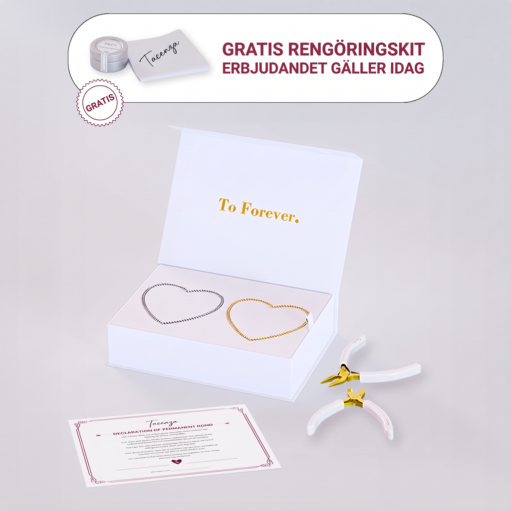 Permanent armbandskit – guld & silver