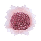 Glitterbukett rosa – stor