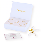 Permanent armbandskit – guld, i presentask