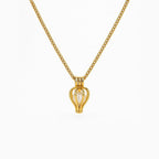 Pärlhalsband – guld