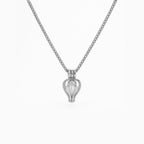 Pärlhalsband – silver